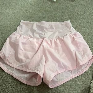 Pink highrise shorts